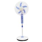 White Mucarelling Industrial 18 Inch Solar Rechargeable Fan