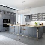 American Kitchen Cabinet Sale Complete Furniture with Particleboard Door