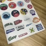 Self Adhesive Sticker 90gsm Glossy Paper Label Materials For Inkjet Printing