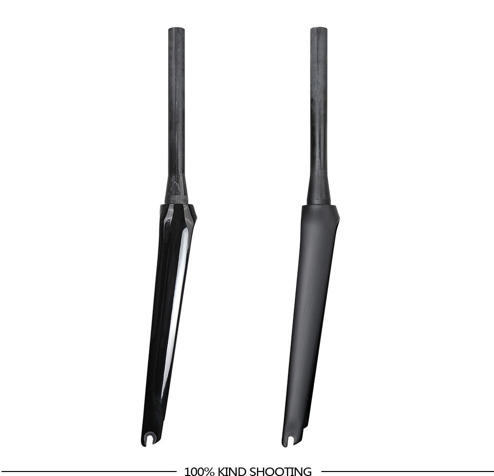 V Brake Carbon Road Bike Fork Aero Shaping Racing Road Bike Fork 700C