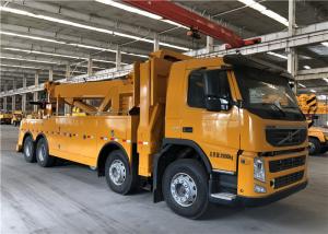 Quality 360 Rotating Crane Road Wrecker Truck 400hp 8*4 Heavy Duty Recovery Truck wholesale