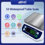 600g Stainless Steel ABS Waterproof Scale for Food Processing Baking and Cooking