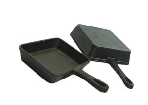 Quality Cast Iron Deep Frying Pan With Lid Burn Proof 0.7/0.9kg wholesale