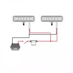 18W Dual Color 6.2inch Marine Led Flood Lights