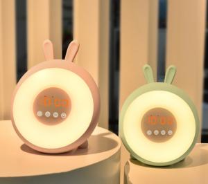China Cute Animal Led Night Clock 1200mAh Battery CE ROHS approval on sale