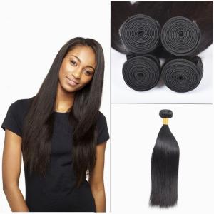Quality Unprocessed Peruvian Human Hair Bundles Peruvian Straight Hair 4 Bundles wholesale