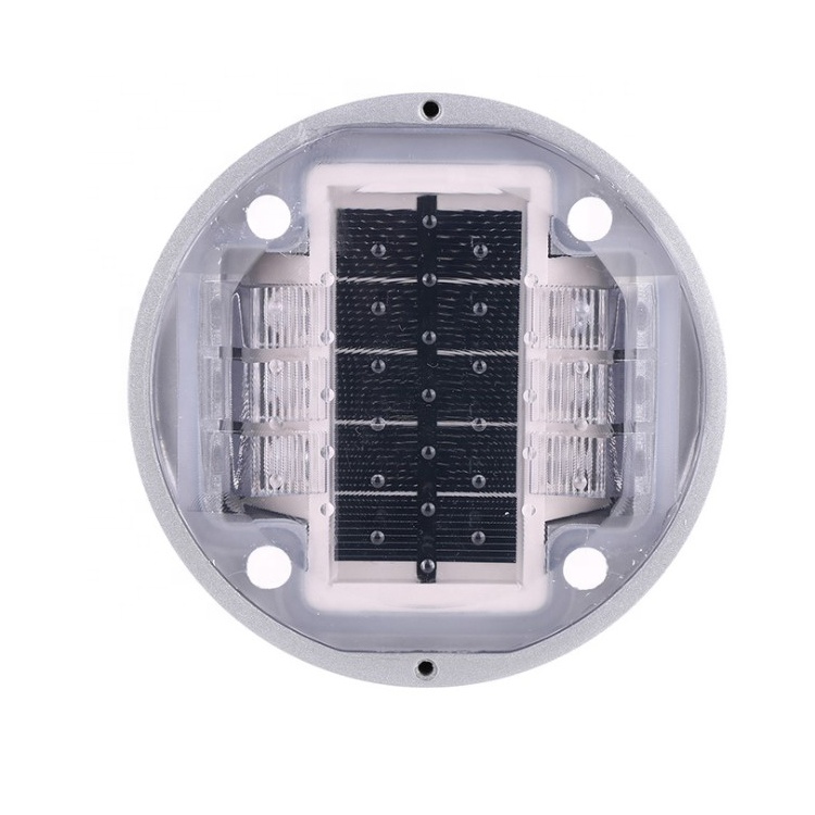 High Reflection Solar Road Stud Cast Aluminum Embedded For Road Warning