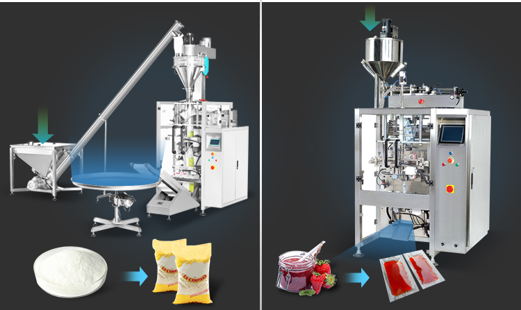 Detergent powder filling packing machine automatic