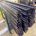 6ft 8 Foot Fence Post Metal Black Bitumen Farm Y T Star Picket Post