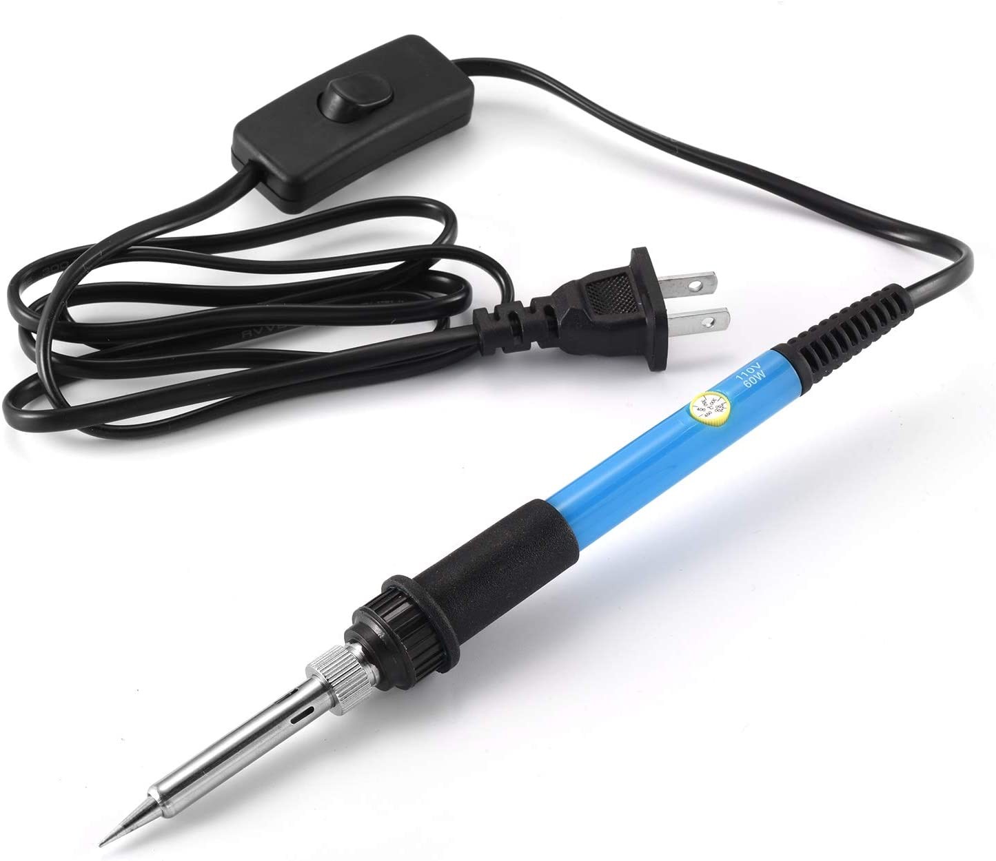 900M-T Tips 215cm Handle 60W Electric Soldering Iron UK Plug
