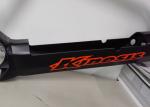 CX Mid Drive Electric Bike Frame Black Color Lightweight 148 X 12 Thru - Axle