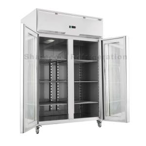 Quality Monoblock R404a Stainless Steel Upright Freezer Defrosting Glass Door wholesale