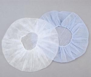 Quality Non Woven Fabrics Medical Head Cap / Medical Bouffant Caps Single Use wholesale