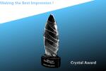 crystal award/acrylic trophy/acrylic award/intercontinental award/intercontinent