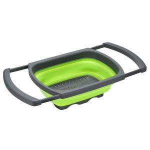Quality BPA Free Square Silicone Collapsible Colander Strainer wholesale