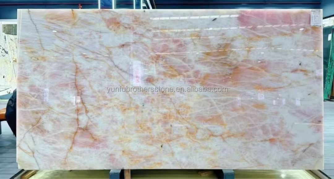 Big Slab Honed Cristallo Marble Stone for Luxurious Modern Hotel Bathroom Sink Design