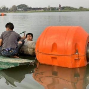 Quality Heavy Duty HDPE Pipe Floaters With Buoyancy UV Resistance And Impact Resistance wholesale