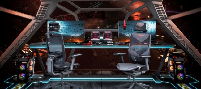 Breathable Gaming Chairs with Headrest and Neck Support New Design Ergonomic Swivel Gaming Chair 4