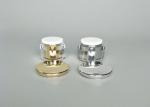 Silver / Golden Cosmetic Cream Jar , Empty Acrylic Round Cream Jar