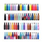 Vacuum Insulated Powder Coated Water Bottles Stainless Steel