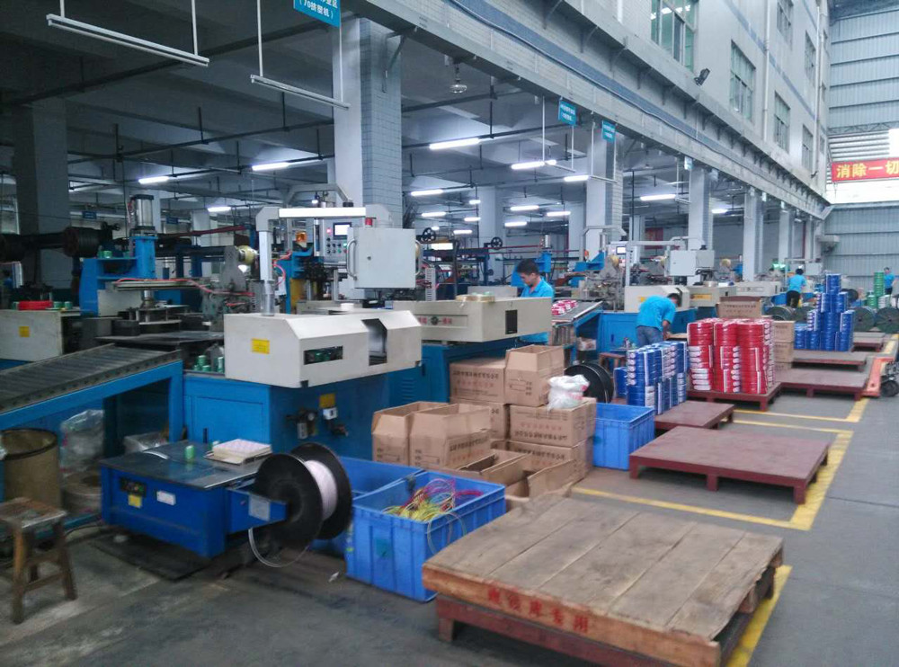 Plc Automatic Cable Wire Coiling And Wrapping Packing Machine