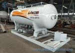 10M3 LPG Skid Filling Station 4.2T Lpg Skid Gas Tanker Double Nozzle Dispenser