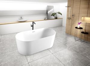 Quality Soaking Acrylic Free Standing Bathtub SP1872 1700×800×580 1500×750×580mm wholesale