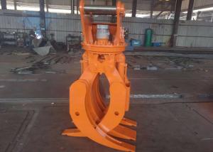 Quality Clamshell Design Excavator Rotating Grapple Orange Peel For Timber Wood Grabbing wholesale