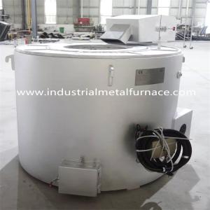 Quality Gas Fired 400kg Zamak Industrial Induction Electric Metal Melting Furnace Fixed Type wholesale