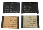 German Machine Custom color Woven Clothing Labels Personized size Durable charm