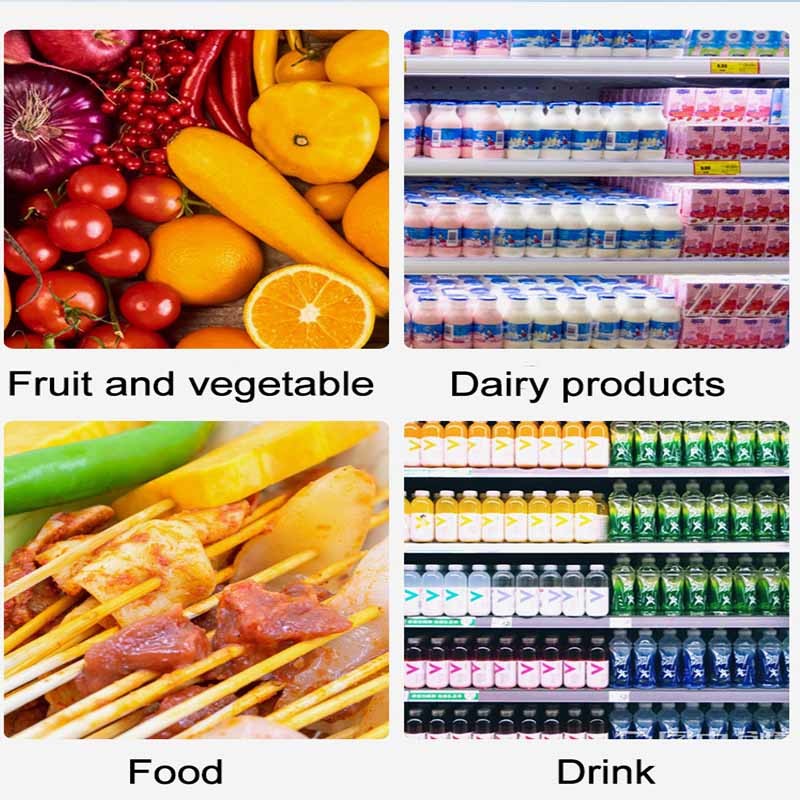 Multi - Layer Counter Top Display Fridge