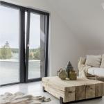 Standard AS2047 Aluminum Frame Casement Window Double Glazed Louver Curtain