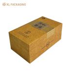 Custom Printing Whisky Wine Packaging Box Luxury Rigid Cardboard Gift Packaging