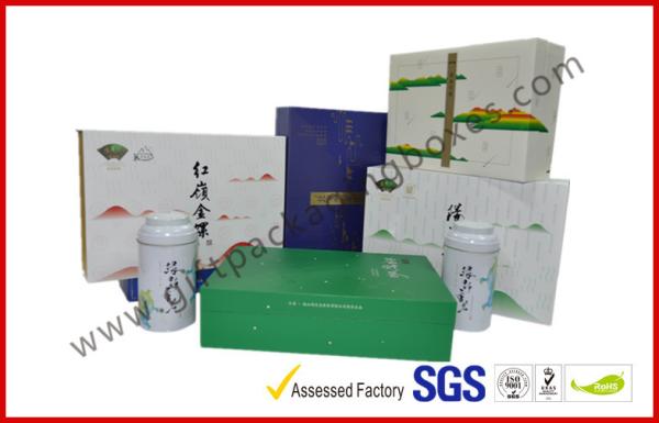 Square Magnetic Offset Printed Chocolate Packaging Boxes , Tea Gift Packaging