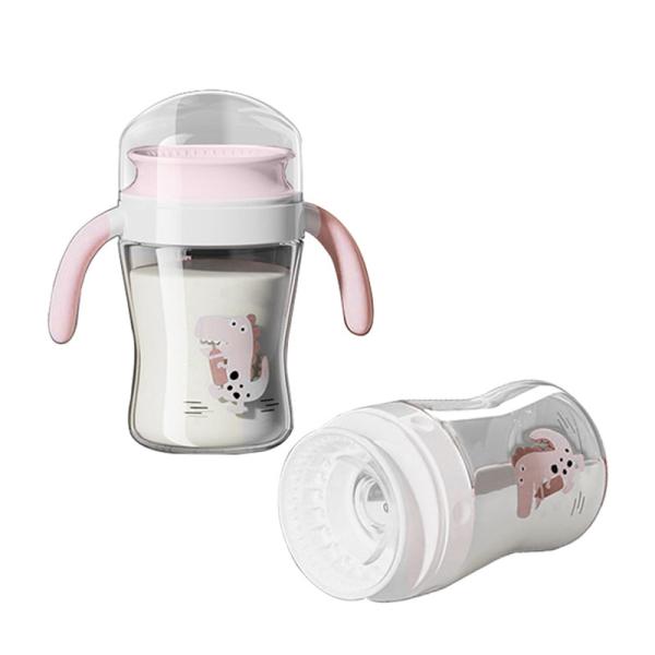 Wide Neck Infant Water Sipper Age 7 - 12 Years Baby No Spill Water Cup With
