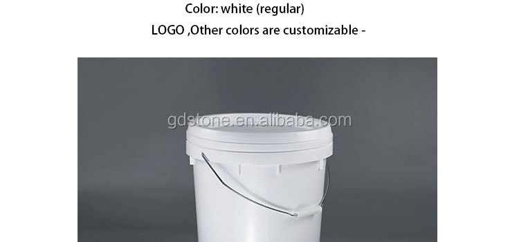 Top Dia 30cm 20 Litre Paint Bucket With Handle 90 Mils Thick