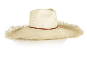 Quality New Designed Fashion leather-trimmed straw wide-brim hat wholesale