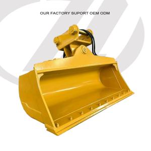 Quality Tilting Bucket Rotating Bucket mini excavator hydraulic 6-10 tons excavator bucket tilt attachment for sale wholesale