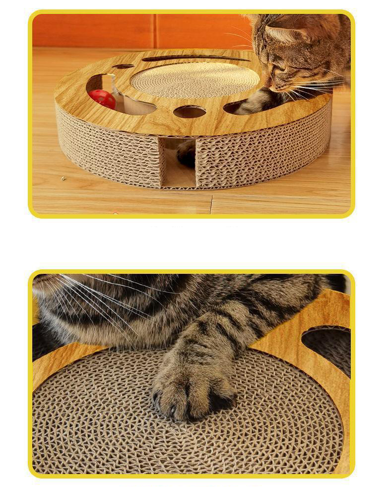 Wooden Cat Toy Ball 5.5*33cm Cute Luxury Style for Interactive Play and Entertainment