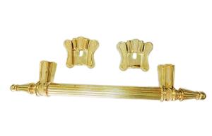 Quality Golden color plastic coffin handles HP025 35*7.5cm wholesale