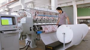 Quality Industrial Two Needle Row Multi Needle Quilting Machine 2.4M Quilt Making Machine wholesale
