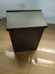 Outdoor Decorative Metal Mailbox for Apartments Elegant Carbon Steel Constructio