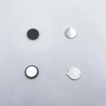 Small Round N35 Neodymium Magnet Name Badge Black D17x6