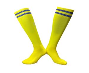 Quality Yellow Custom Sports Socks Mens Athletic Sports Cycling Socks Men Gym Workout Terry Sport Sox Crew Man Sock wholesale