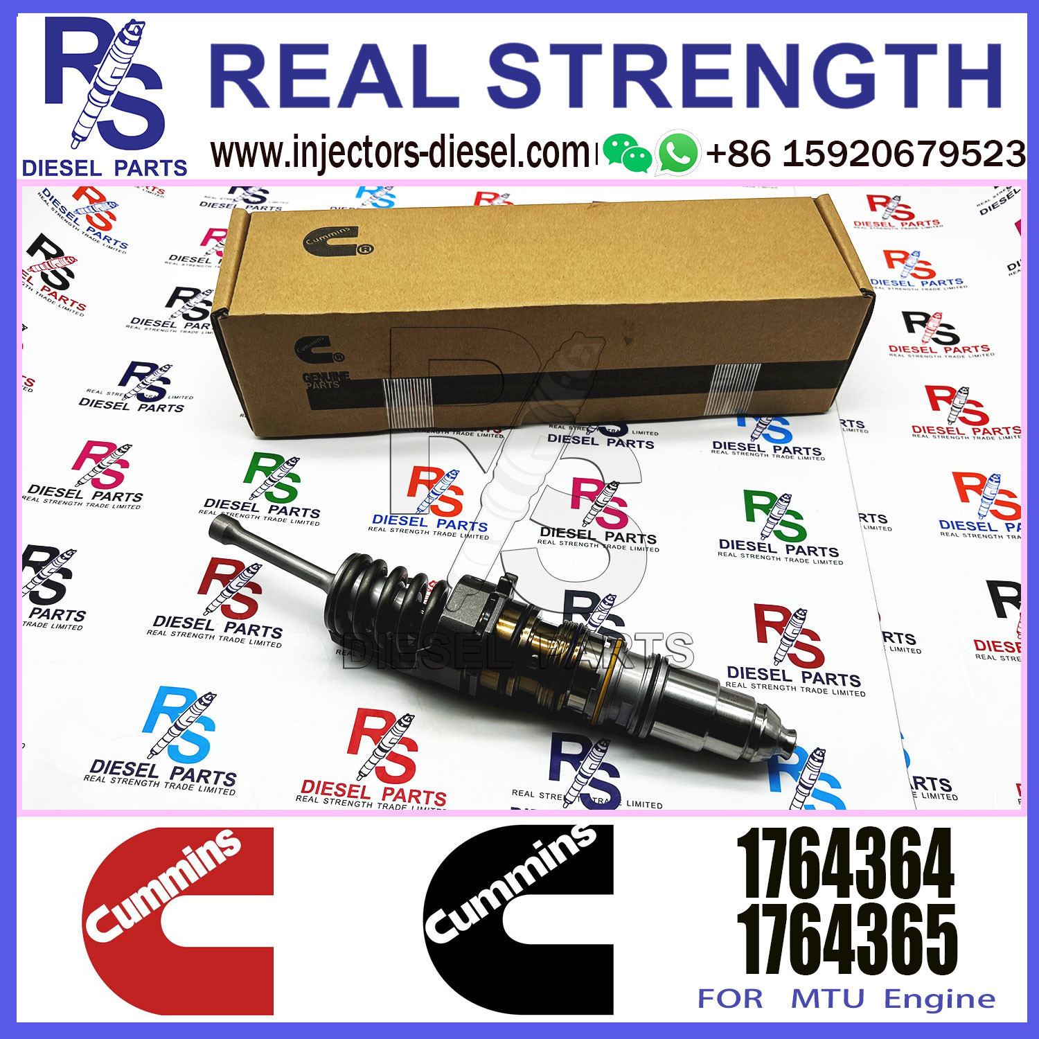 Diesel Fuel Injector 1499257 4903455 4088725 4902818 1764364