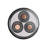 33kv-220kv High Voltage Medium Voltage XLPE Copper Armoured Power Cable 25mm