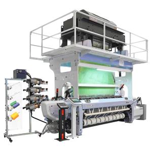 Quality Jacquard Shoe Upper Rapier Weaving Loom Machine Label Woven wholesale