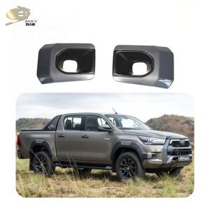 Quality ABS Exterior Body Kits Car Fog Light Cover For Hilux Revo Rocco 2021 wholesale