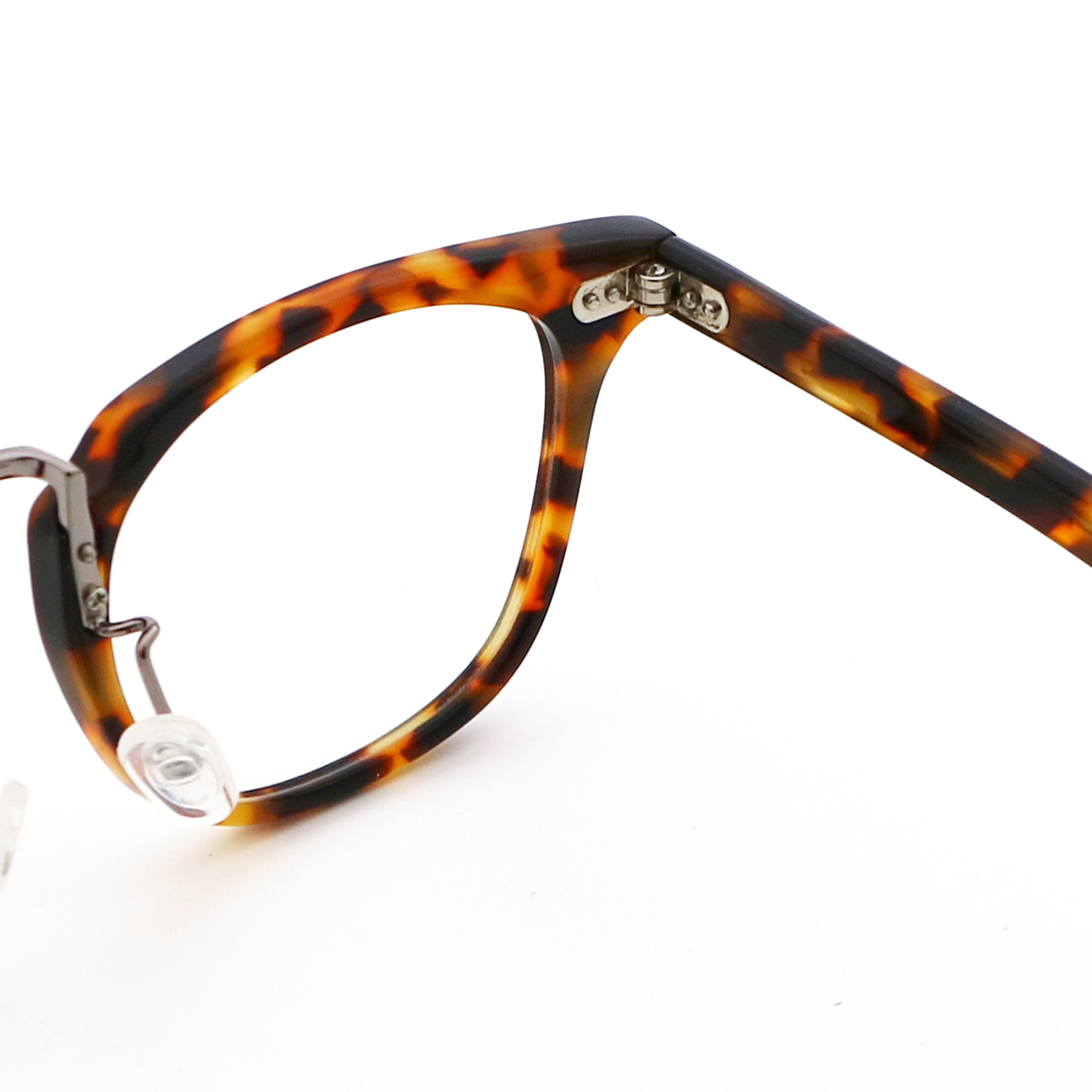 Full-rim Frame Enduro Wood Grain Acetate Optical Glasses Frame For Men And Women