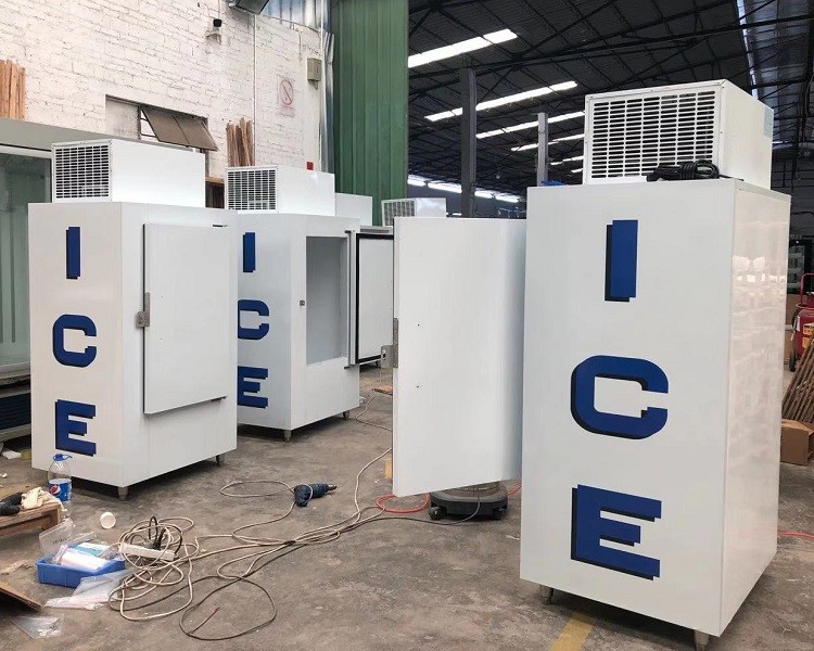 Commercial Refrigerated Bagged Ice Storage Bin